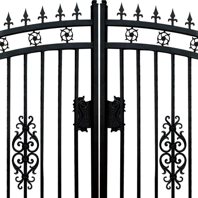 14FT Driveway Wrought Iron Gates