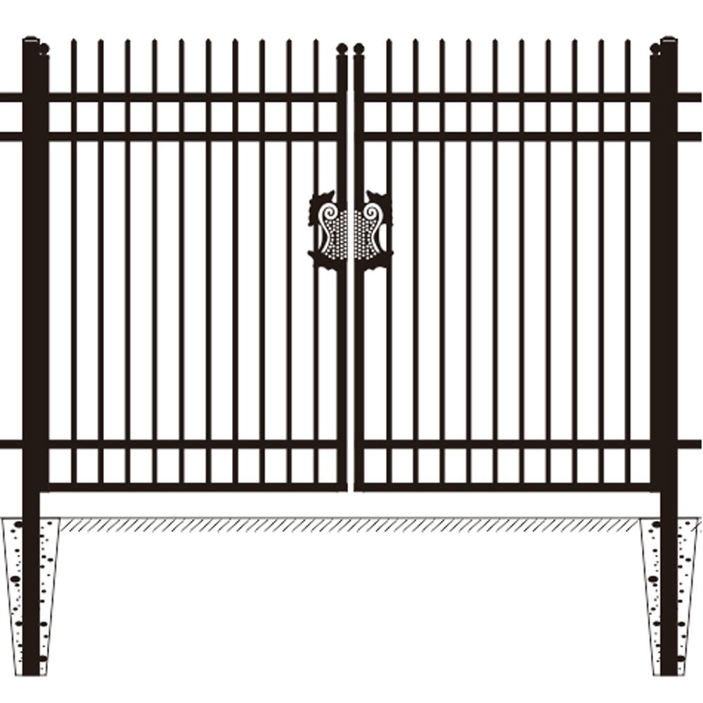 Value Industrial Fence Kit: 168 ft., 8'x6', 20 Panels + Gate