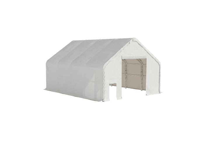 Value Industrial Double Trussed Storage Shelter - 30' wide x 40' length x 22' height