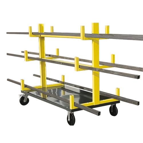Value Industrial 48” Heavy-duty Mobile Bar And Pipe Racks