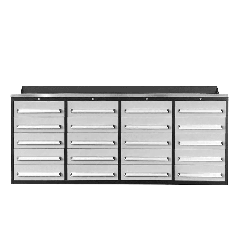 Value Industrial 7FT-20D Workbench Cabinets - 7 foot wide - 20 drawer