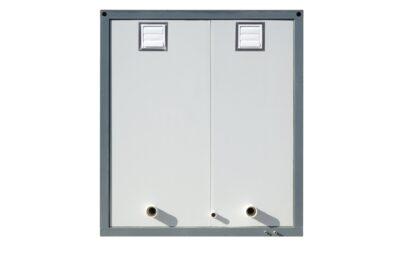 Value Industrial Portable Double Toilet - simple elegant design - external sceptic & power