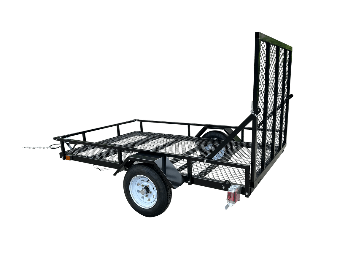 Value Industrial 5ft×8ft Utility Trailer With Ramp Gate