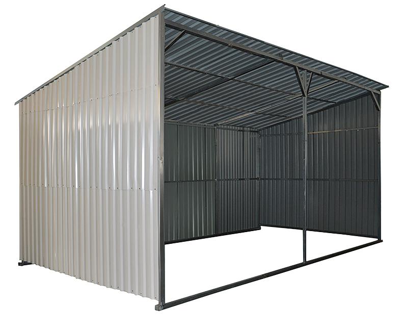 Value Industrial Metal Livestock Shelter (19’ x 12’)