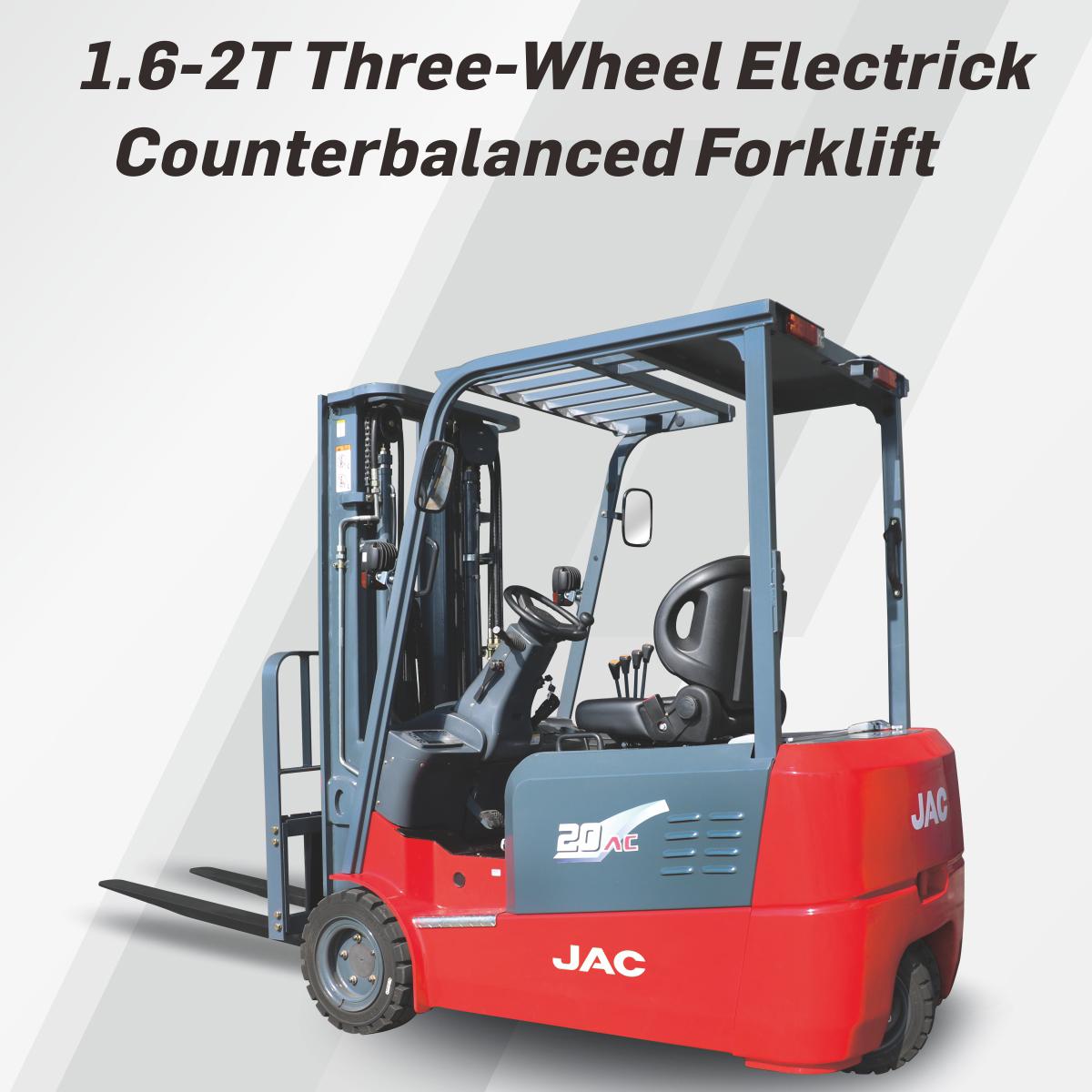 Value Industrial 1.6-2T Three-wheel Electric Forklift