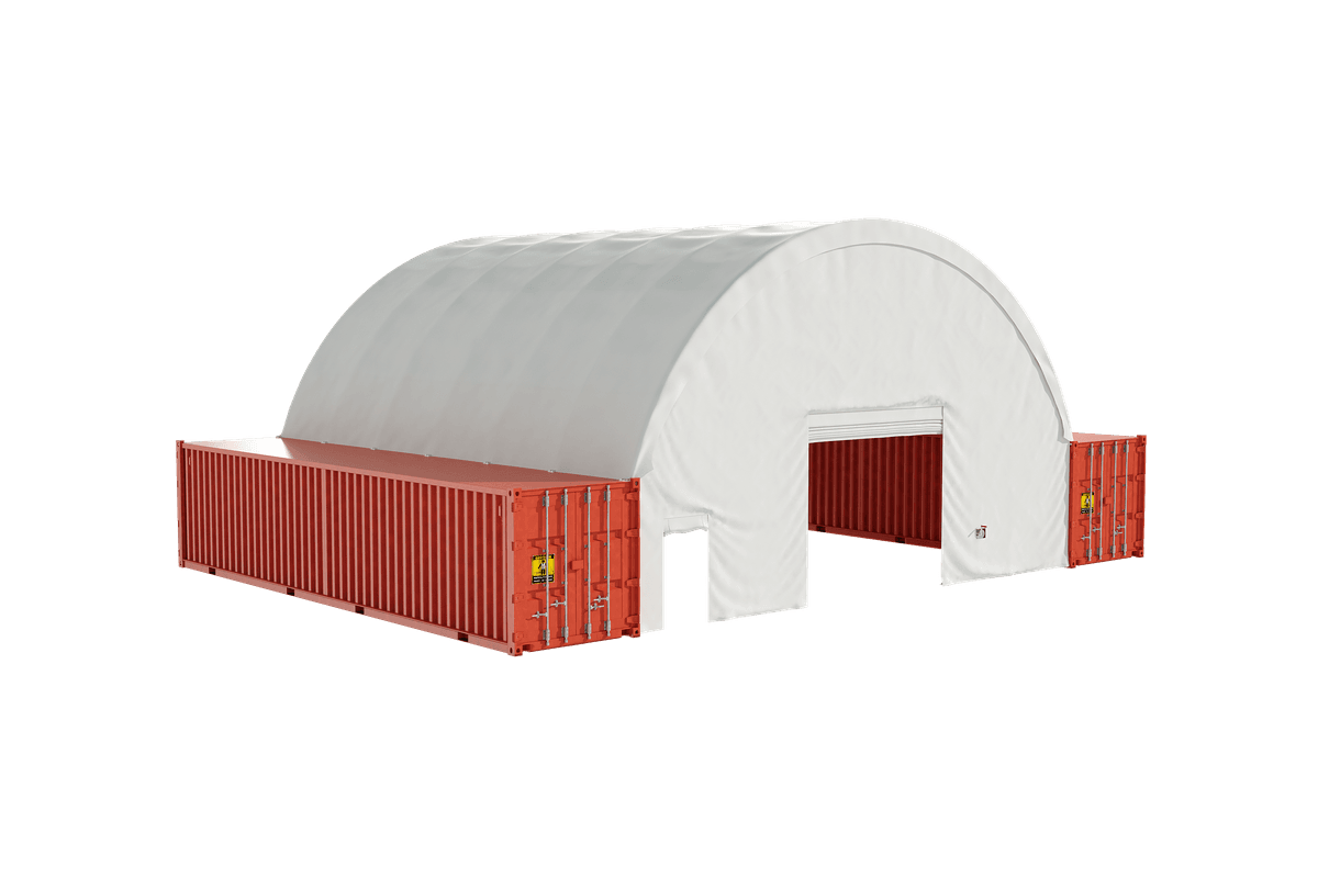 Value Industrial C4040 Container Shelter - 40'x40'x15'