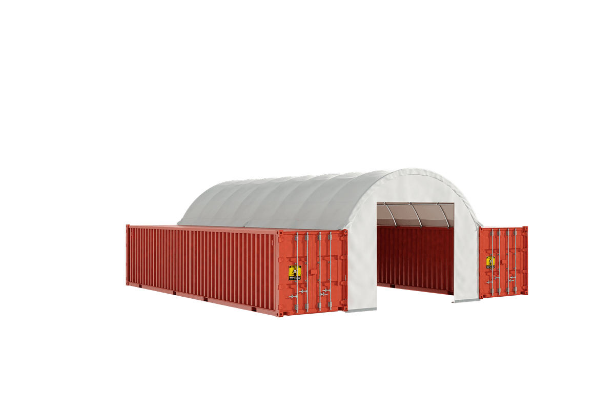 Value Industrial C2040 Container Shelter - 20' wide x 40' length